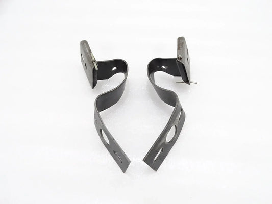 Tractor bonnet panel hinges bracket set, heavy-duty steel, compatible with Massey Ferguson model