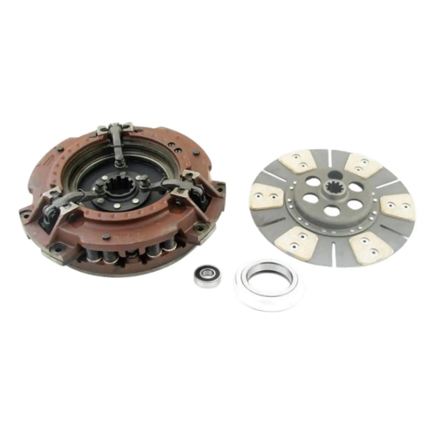 Massey Ferguson model clutch kit, complete with pressure plate and disc for tractor maintenance