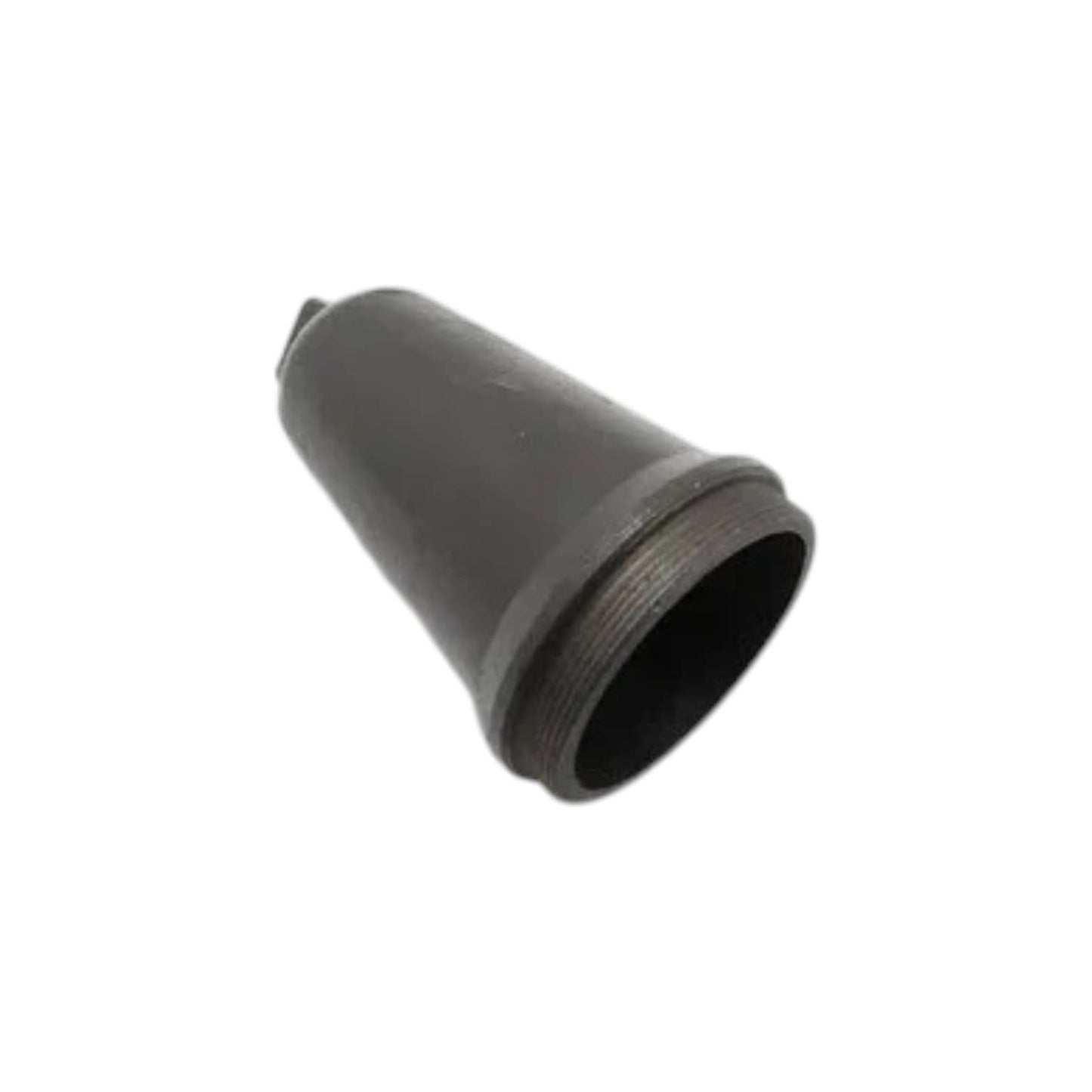 PTO cap cover, dark gray rubber sleeve with threaded rim