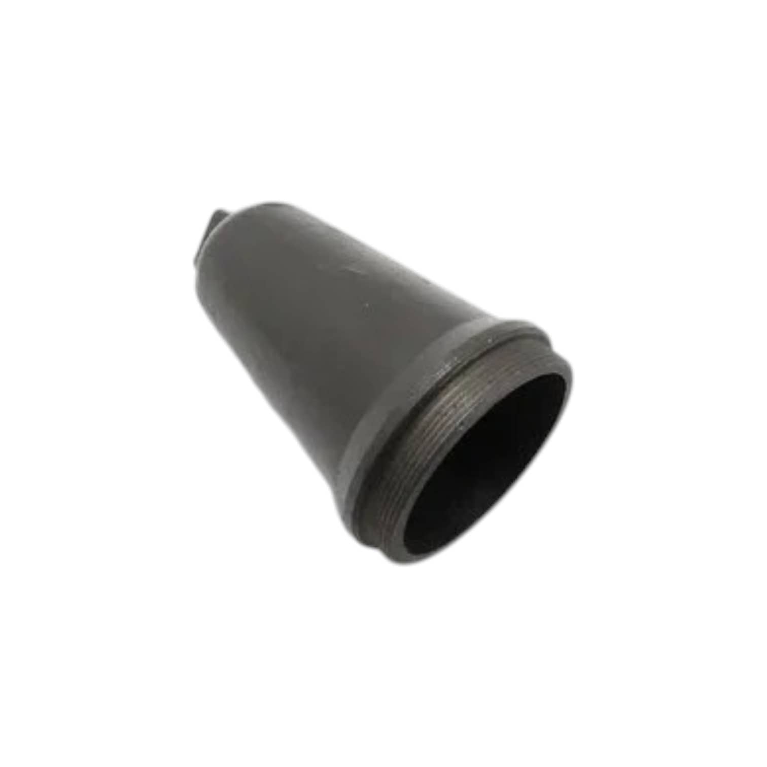 PTO cap cover, dark gray rubber sleeve with threaded rim