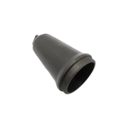 PTO cap cover, dark gray rubber sleeve with threaded rim