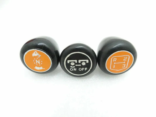 Tractor gear knobs for Massey Ferguson model, durable plastic, easy to use for tractor controls