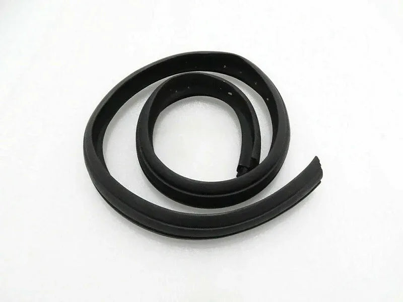 Black rubber bonnet gasket seal