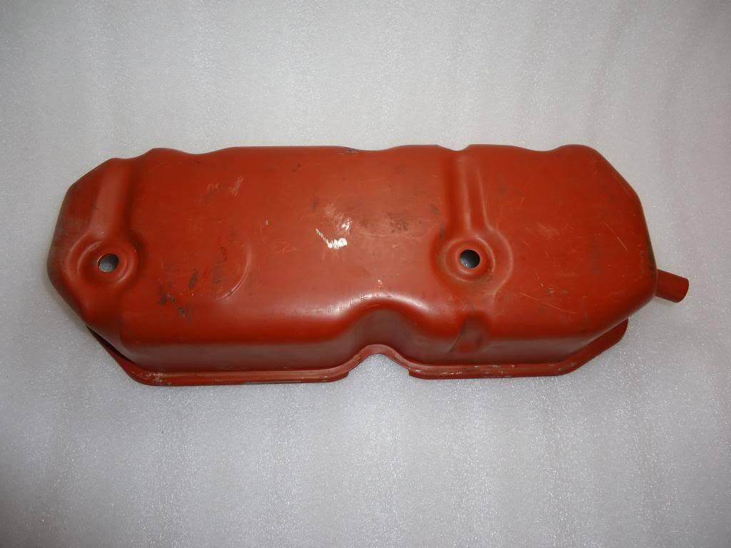 Tractor Cylinder Head Cover in Red, durable material for Massey Ferguson model engines.