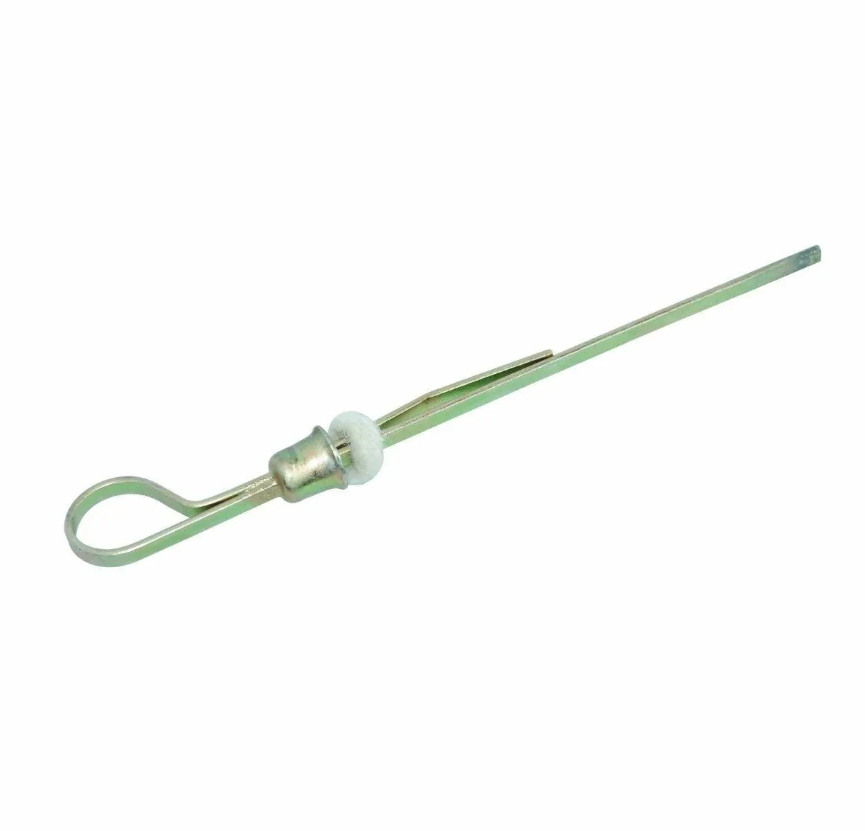 Transmission dip stick for Massey Ferguson model, steel, 12 inches long, used for checking fluid levels