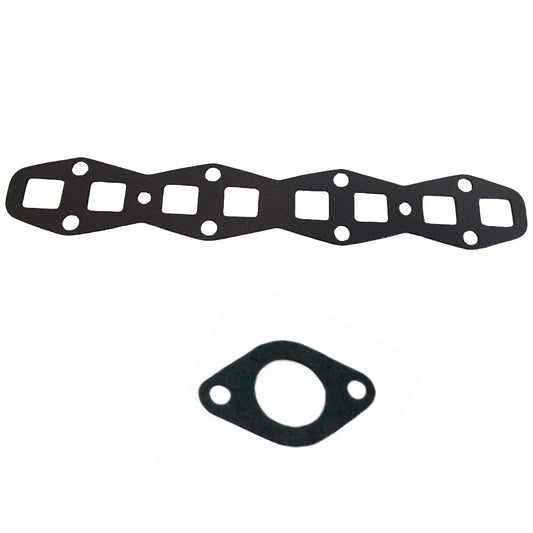 Massey Ferguson model manifold intake exhaust gasket, durable rubber, designed for engine sealing and performance
