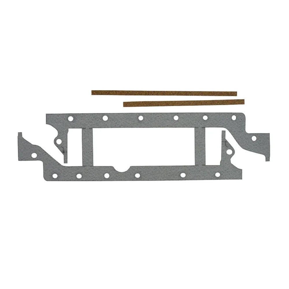 Oil Pan Gasket for Massey Ferguson model, durable material, designed for secure engine sealing and oil containment.