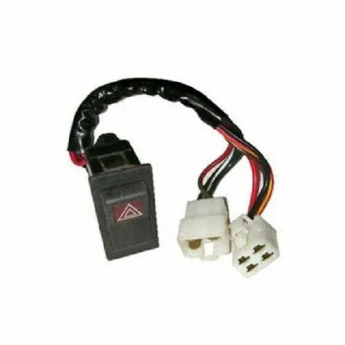 Massey Ferguson model hazard switch, durable plastic, connects to tractor electrical system for safety
