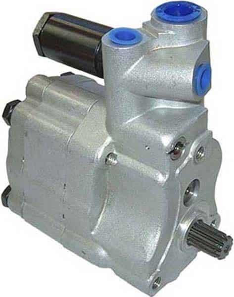 Hydraulic pump for Massey Ferguson model, durable aluminum construction, ideal for agricultural machinery