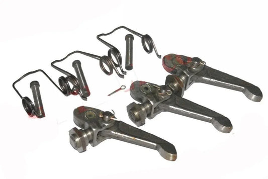 Massey Ferguson model clutch repair finger kit roller type with springs, designed for tractor maintenance