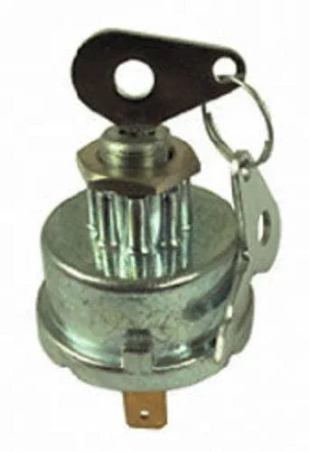 Ignition switch for tractors, durable metal construction, compatible with Massey Ferguson model.