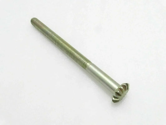Leveling box shaft for tractor, steel, 10-inch length, compatible with Massey Ferguson model