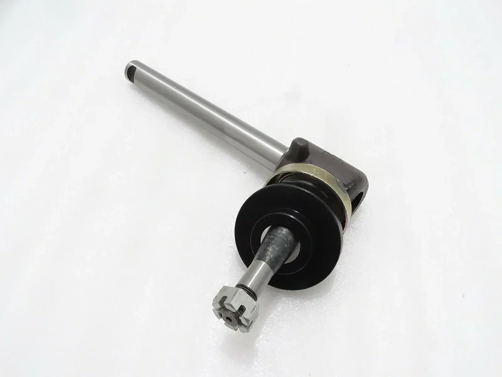 Left hand front spindle shaft for Massey Ferguson model, durable steel construction for enhanced performance