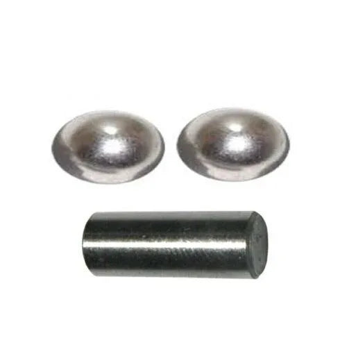 Gear rail lock pin and fork selector retainer ball for Massey Ferguson model, sturdy metal construction