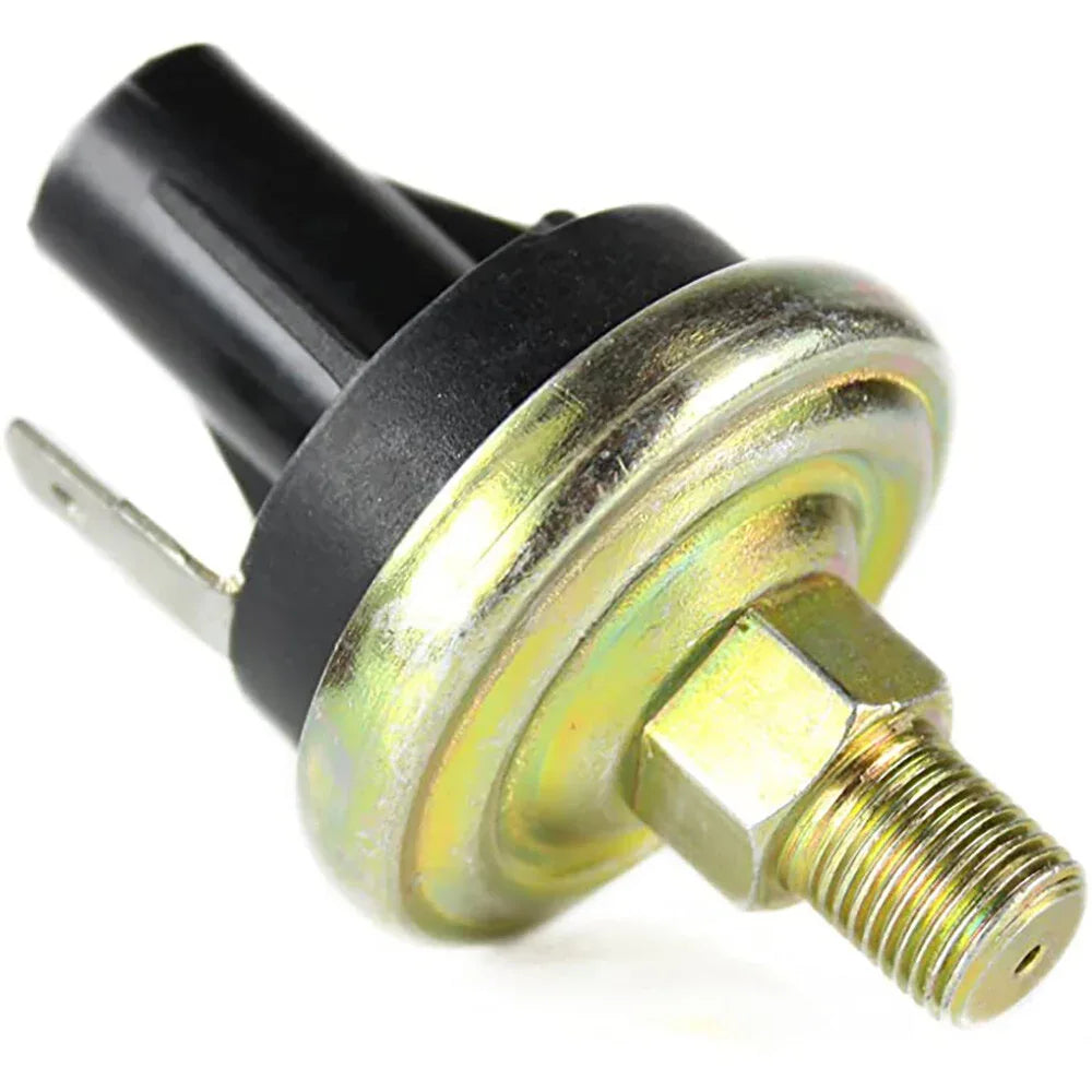 Oil pressure switch for Massey Ferguson model, metal construction, durable and reliable for tractor systems