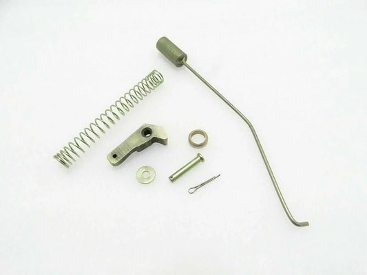 Massey Ferguson model hand brake kit with metal components, suitable for tractor repair and maintenance