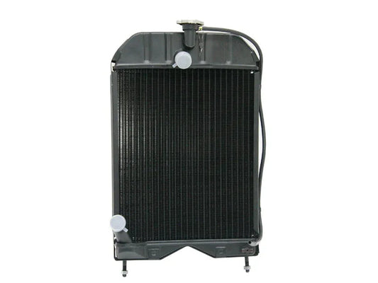 Massey Ferguson model radiator, durable steel, designed for efficient cooling in tractors