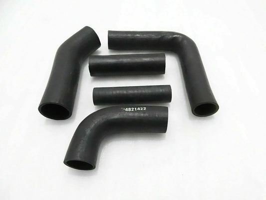 Hose pipe kit for Massey Ferguson model, durable rubber, various sizes for tractor repair and maintenance