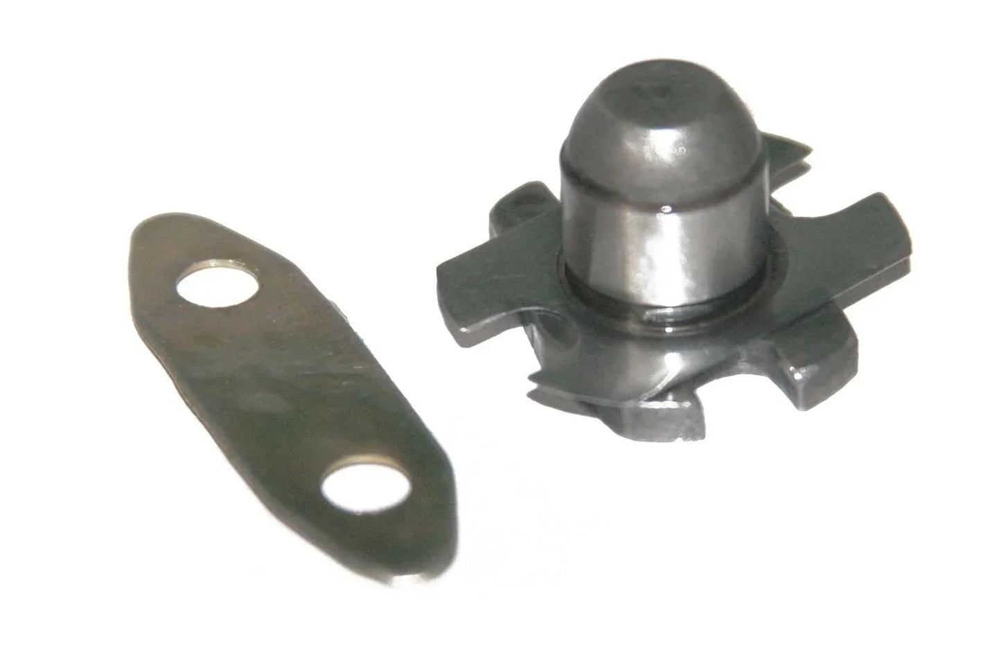 Massey Ferguson model steering box part, metal construction, essential for tractor steering system repair