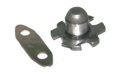 Massey Ferguson model steering box part, metal construction, essential for tractor steering system repair