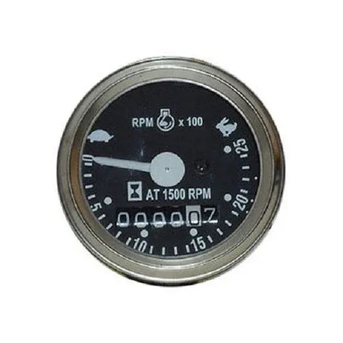 KPH Tractormeter for Massey Ferguson model, durable metal design, measures speed and RPM for tractors