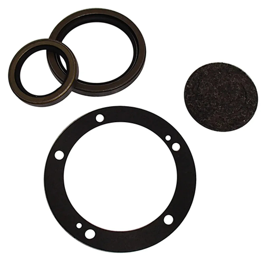 Crank seal kit for Massey Ferguson model, includes rubber seals and a gasket for engine maintenance