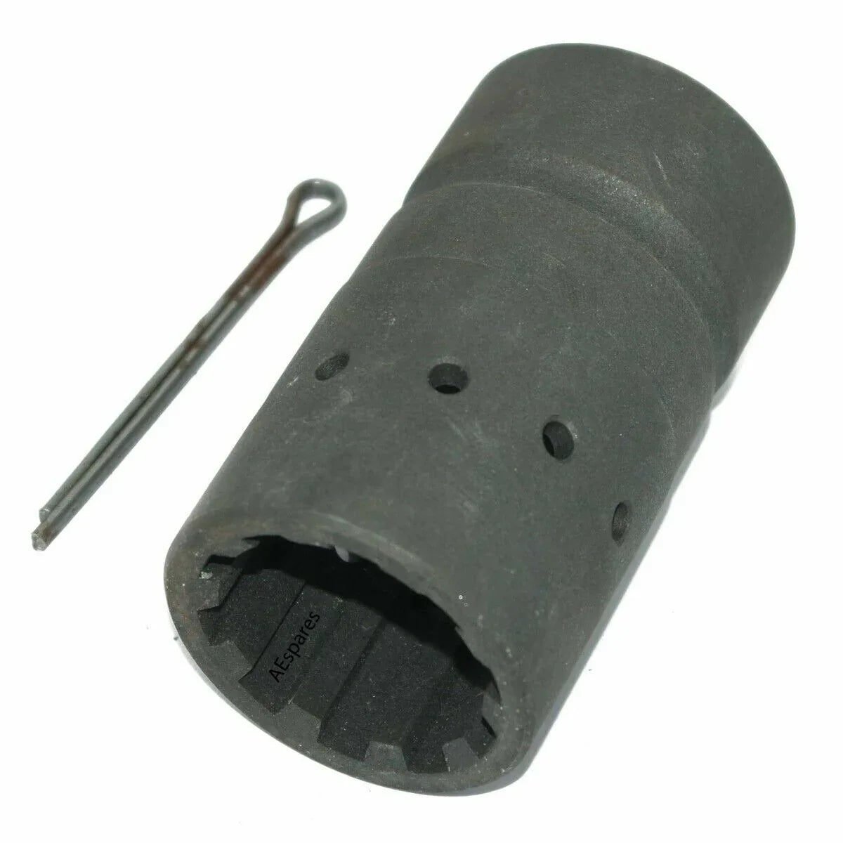 Drive shaft coupling for Massey Ferguson model, made of durable steel, essential for tractor repairs.