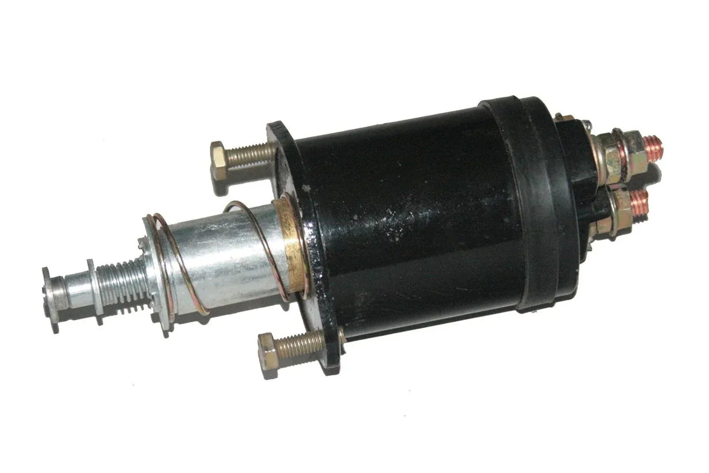 Starter motor for Massey Ferguson model, robust construction, ideal for reliable tractor performance