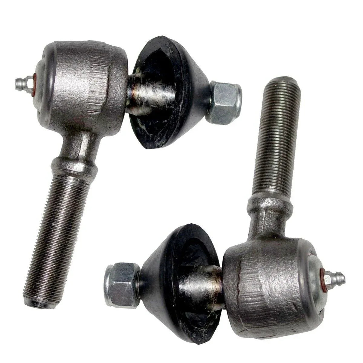 Tie rod end set for Massey Ferguson model, metal construction, reliable steering component for tractors