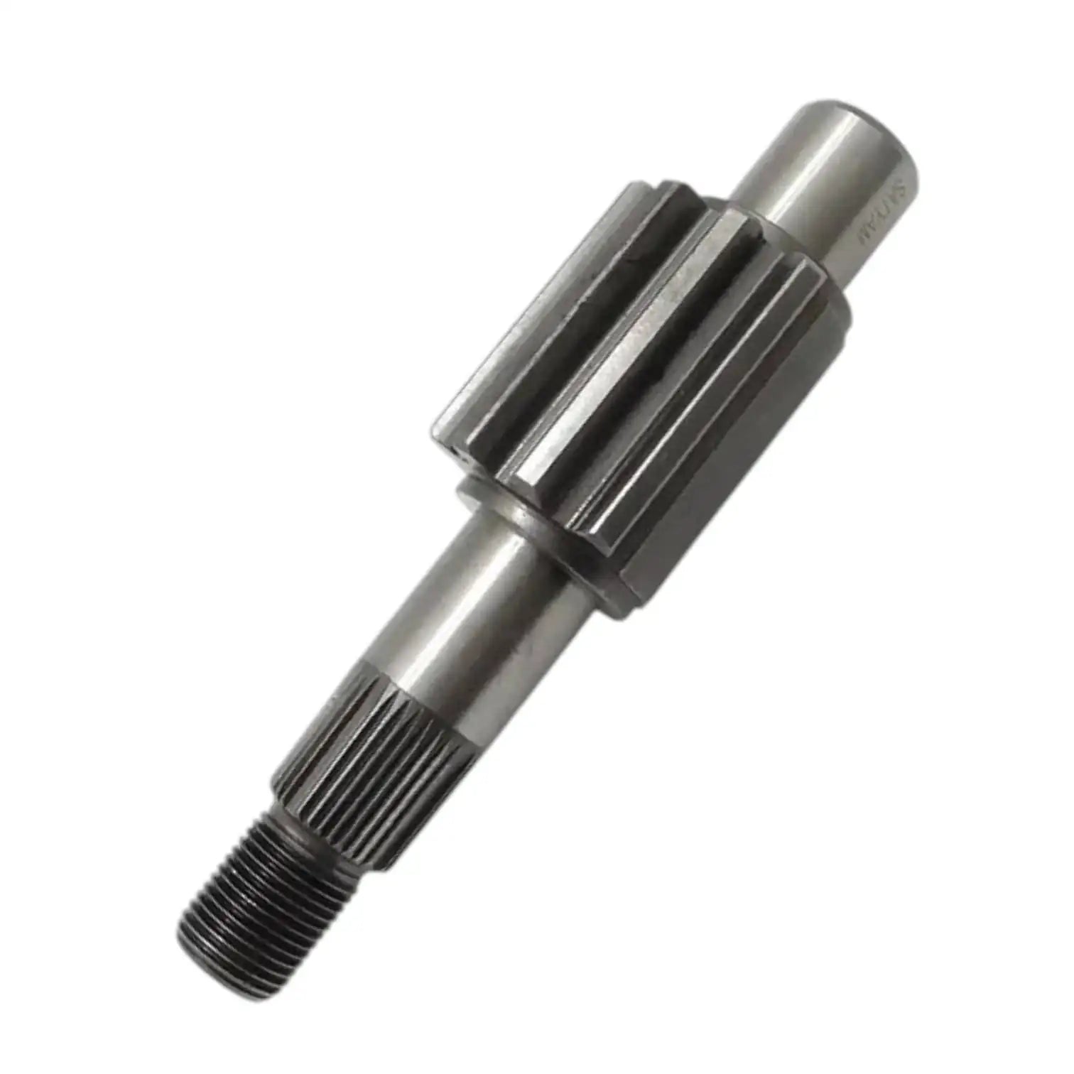 Massey Ferguson steering rocker secondary with black ridged band and threaded end