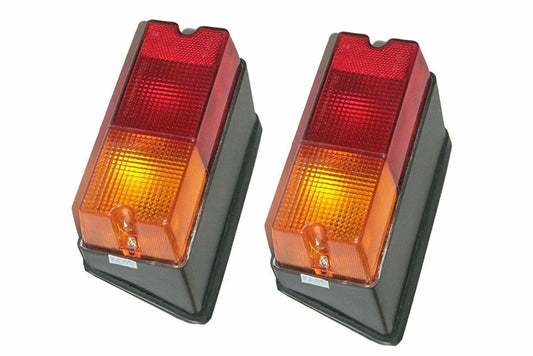Tail brake light lamp assembly for Massey Ferguson model, durable plastic, enhances vehicle visibility