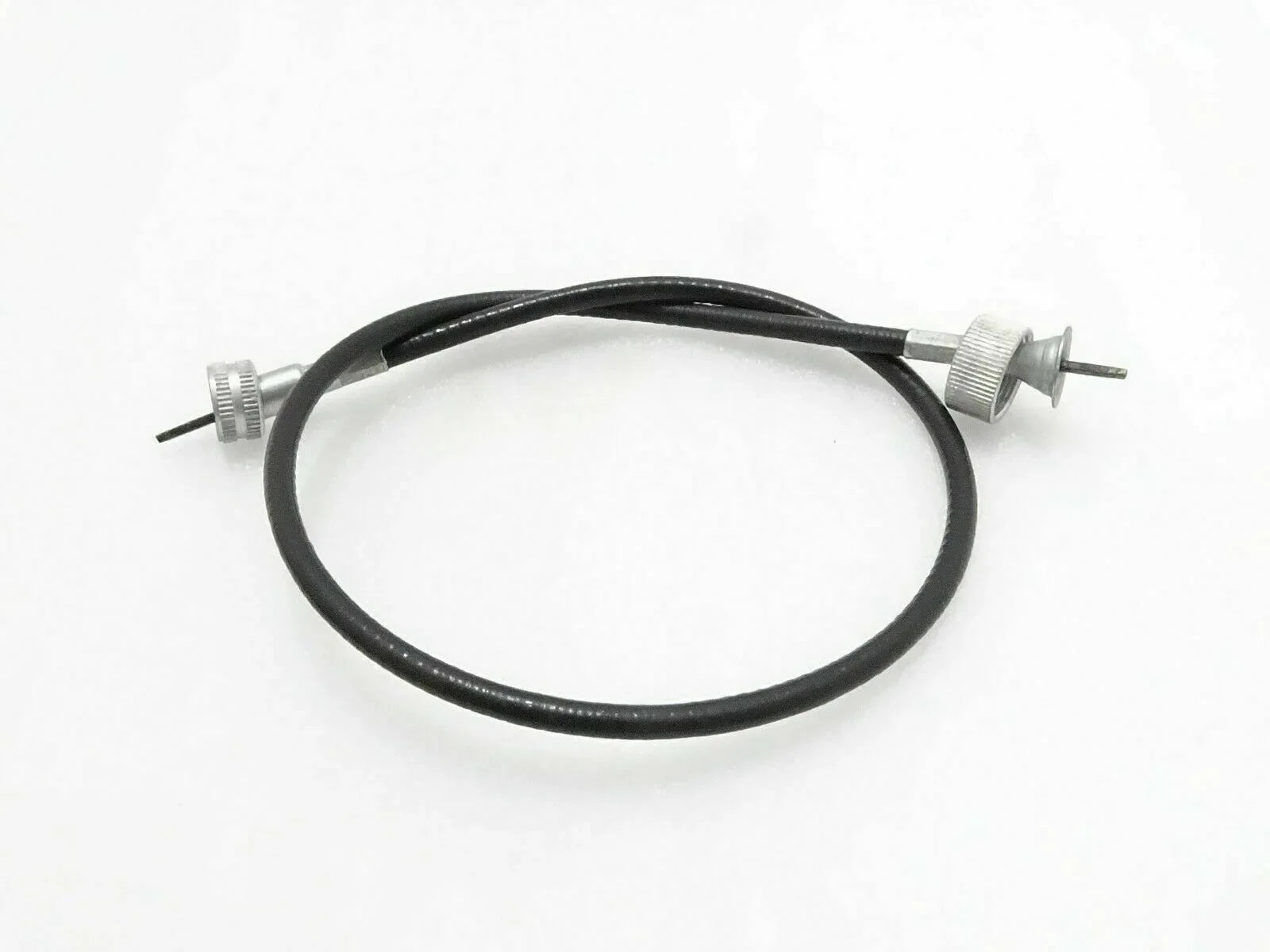 Tachometer cable for Massey Ferguson model, 4 feet long, durable black rubber with metal ends