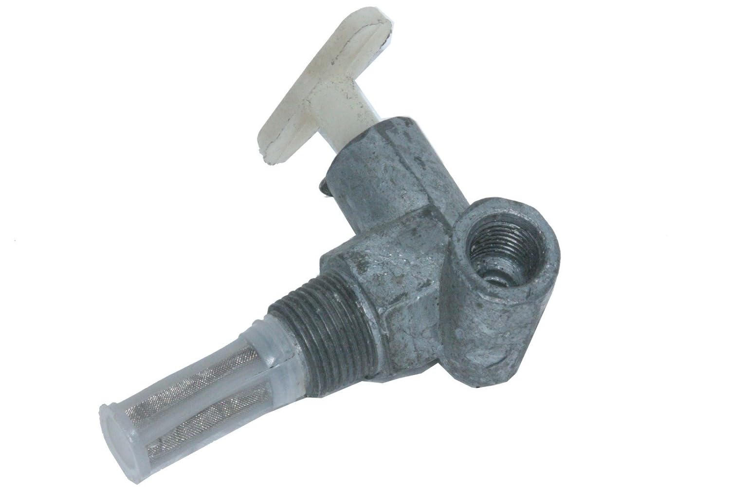 Fuel shut off valve for Massey Ferguson model, durable metal construction for tractor fuel control