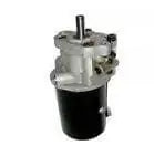 Hydraulic pump with metal body and black cylinder