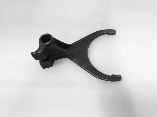 Massey Ferguson shift fork made of durable metal for reliable tractor transmission function