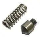 Metal spring and plunger set