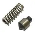 Metal spring and plunger set