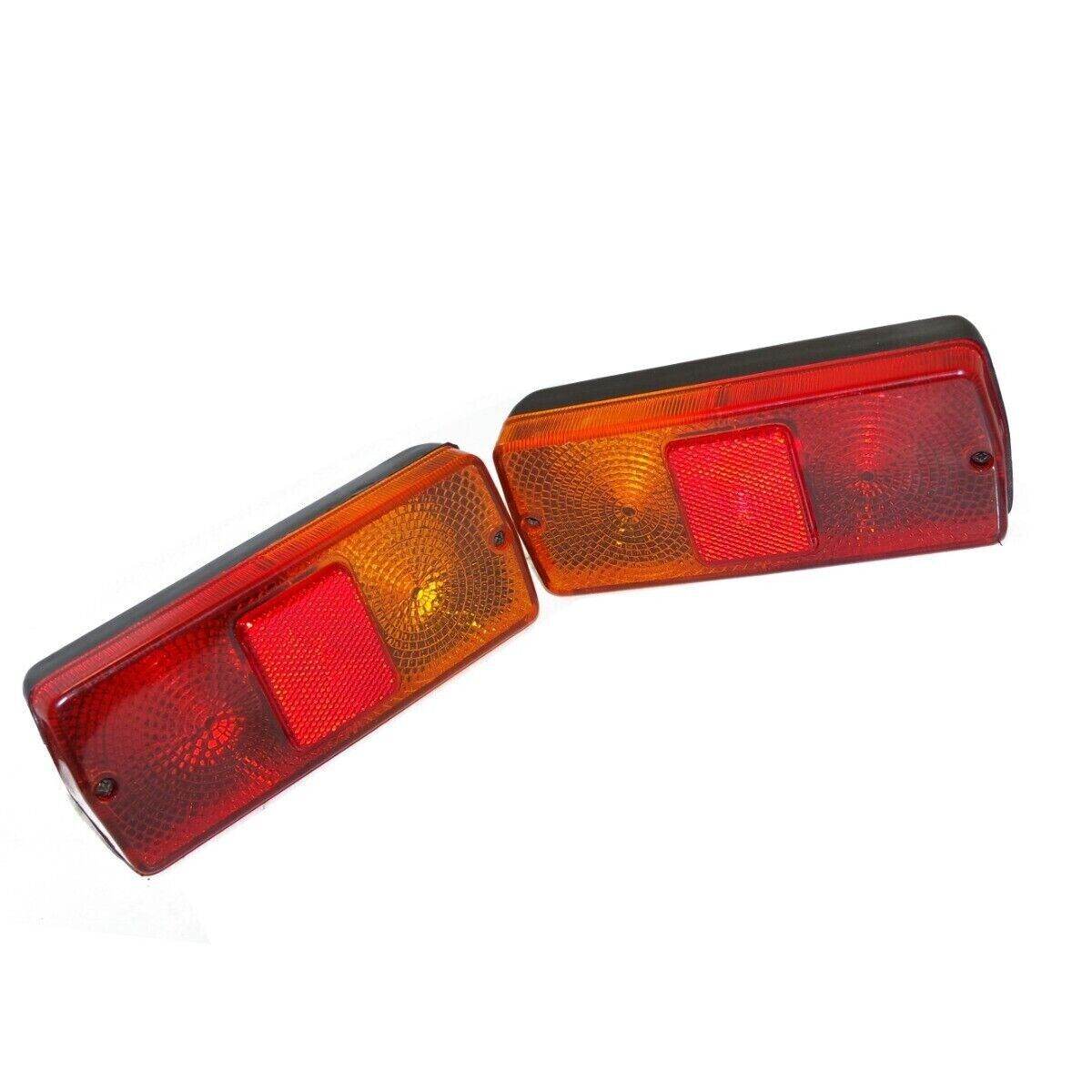 Massey Ferguson tail light set with durable lenses for enhanced visibility and safety