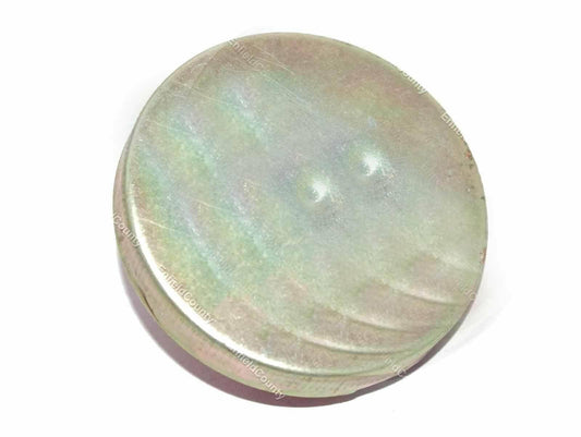 Massey Ferguson tractor fuel cap, durable metal, 65mm diameter, designed for secure fuel containment
