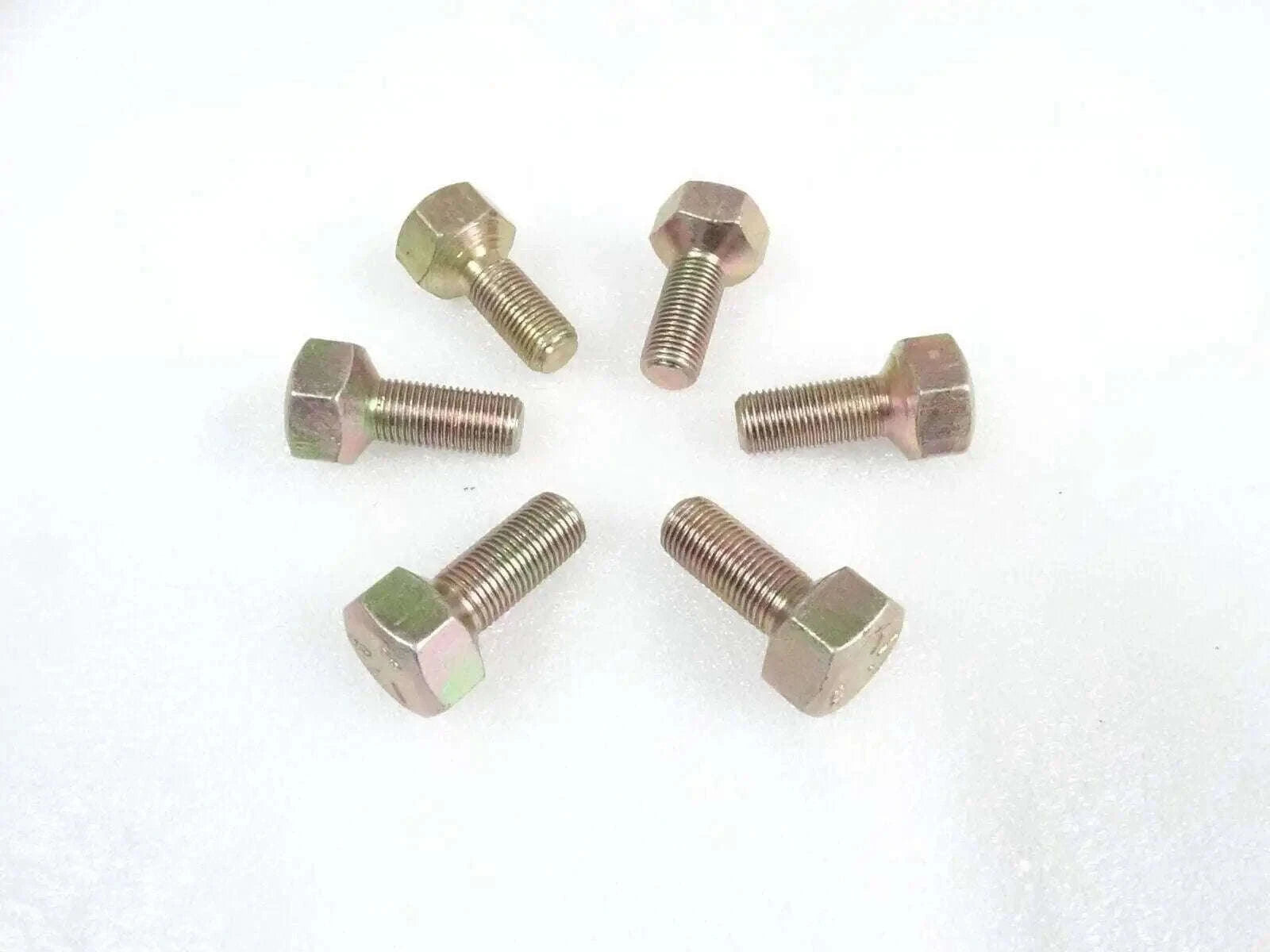 Set of 6 Massey Ferguson front wheel bolts for tractor models 35, 65, 135, and 148.