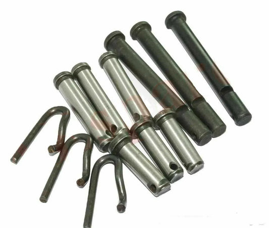 Massey Ferguson tractors clutch pin kit, consisting of steel pins and hooks for reliable machinery maintenance