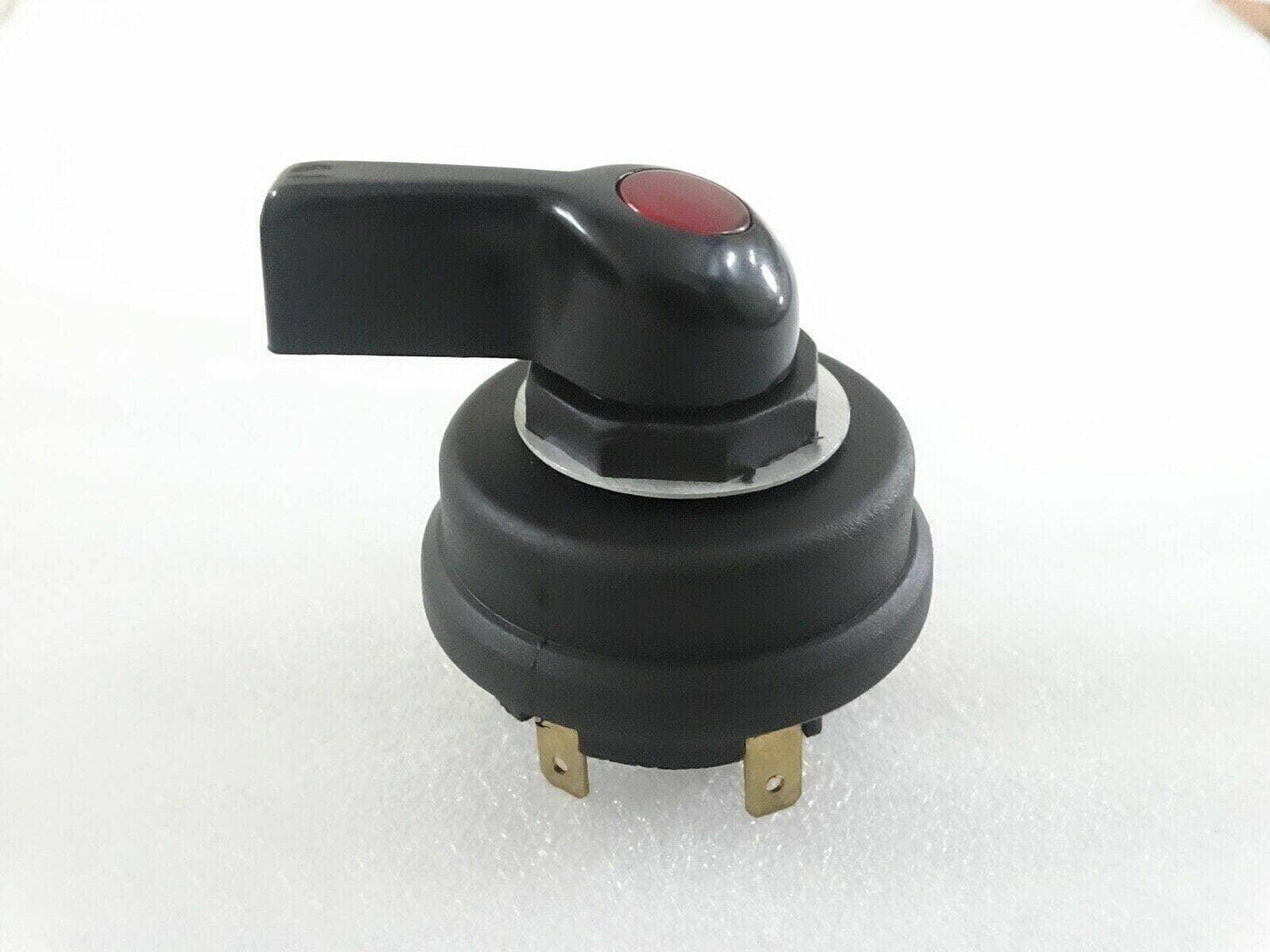 Massey Ferguson turn signal switch, black plastic design, compact size for easy installation in tractors