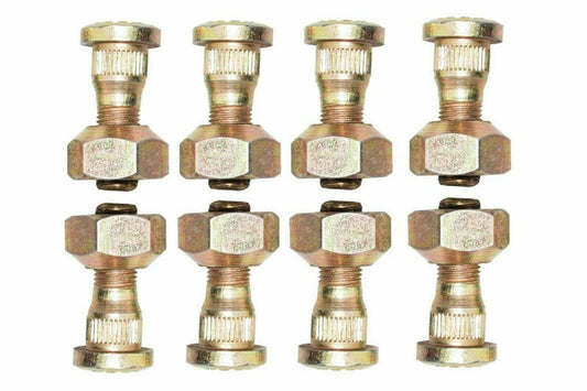 Massey Ferguson wheel bolt set of 8 for secure rear wheel installation on tractors