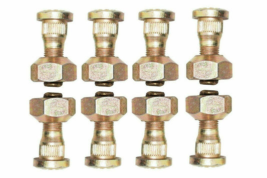 8x Rear Wheel Bolt&Nut Fits For Massey Ferguson TEA20 TE20 TEF20 135 148 240 - StellerGear