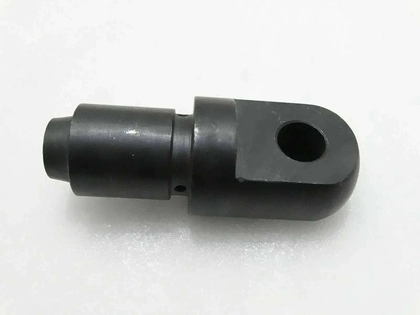 Hydraulic lift cover head, dark gray/black with circular mounting hole