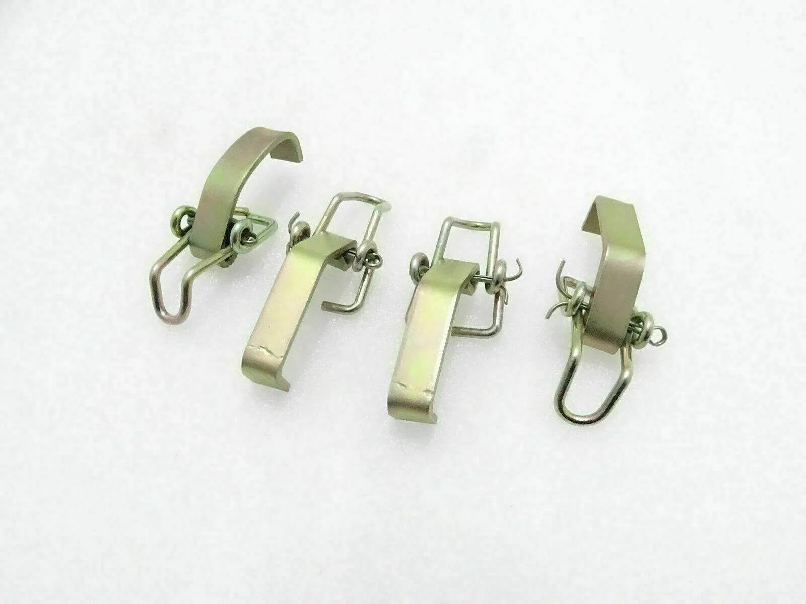 Massey filter retaining clip set, durable metal, for secure air cleaner filter installation on tractors