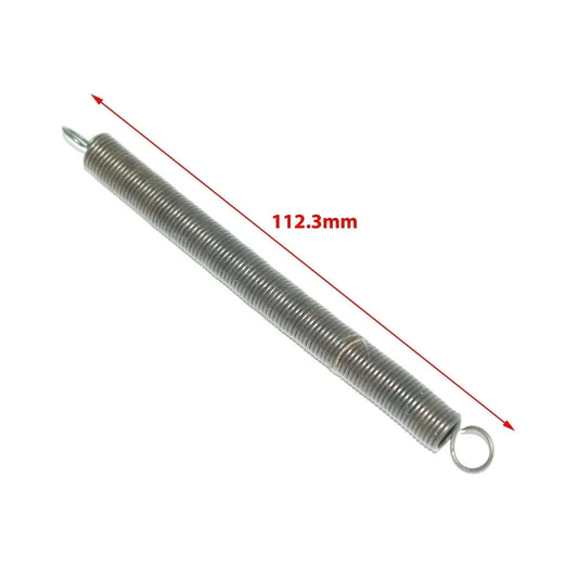 Accelerator pedal spring, 112.3mm metal coil with loop ends