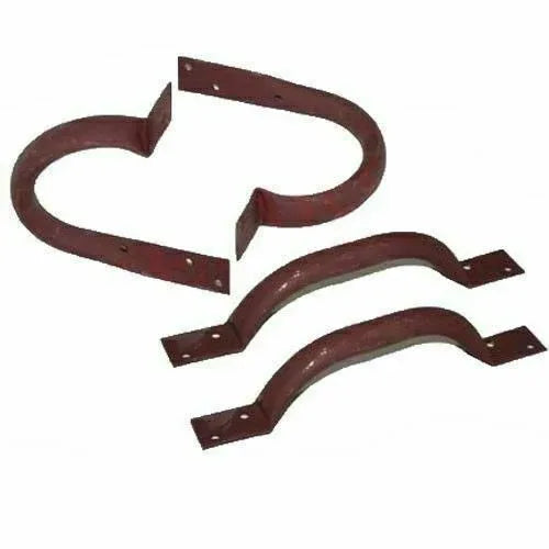 Jeep body lifting grip handle set with curved metal brackets and mounting tabs