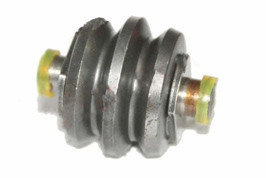 Steering worm sector shaft kit, metal worm gear with green end bearings