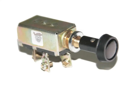 Headlight control switch for mb willys jeep, metal housing with a black knob for easy operation